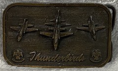 The Buckle Connection Thunderbirds Belt Buckle 3-1/4&Prime; x 2&Prime; for 1.75&Prime; Belt