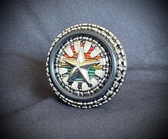 Five Point Pride Relic Belt Buckle Reworked 2007-2009 Darren McNeese Archive