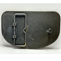 Vintage Raleigh Lights Semi Truck Belt Buckle Metal Antique Western Trucker