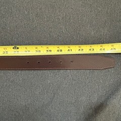 Nike Men&rsquo;s Leather Belt Size 40 Black/Brown Reversible Silver Buckle
