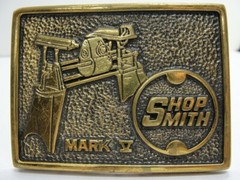 Vintage Shop Smith Mark V Belt Buckle Solid Brass USA BTS