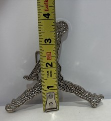 Iced Out Rhinestone Jordan Jumpman Belt Buckle Silver Custom Bling 4.5&Prime;x4&Prime;