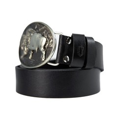 German silver American Bison Buffalo Buckle, Western American cowboy style, Wild