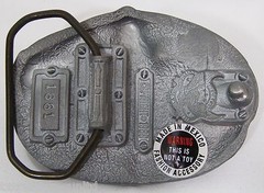 BELT BUCKLES Construction Worker A Breed Apart Eagle Gray Oval Professions NWOT!