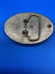 Vintage Real Scorpion Taxidermy Belt Buckle Western Filigree Resin Cabochon 1970