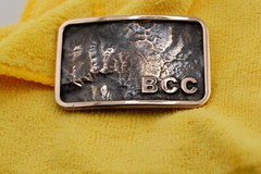 Big Cottonwood Canyon Topographic Belt Buckle | Hand Poured Bronze | 3D Map