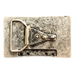 Vintage Cassette Music Belt Buckle