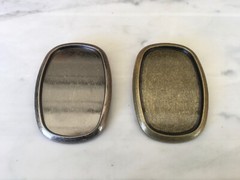 Antique Nickel or Brass Color Western Style Casual Belt Buckle For 1.5&Prime;W Belts