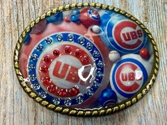 Chicago Cubs Baseball Team Sports Fan Collectible Belt Buckle