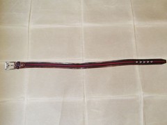 GUCCI Pre-Owned Old Leather Belt Sherry Line Made In