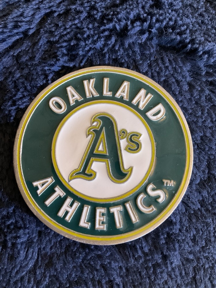 MLB Pewter Belt Buckle Oakland Athletics Oakland As Baseball