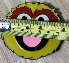 Sesame Street Oscar the Grouch Belt Buckle Official Metal 3&Prime;
