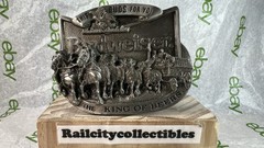 Vintage 1987 Anheuser-Busch King Of Beers Masterpiece Collection Belt Buckle