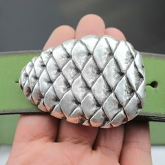 Pine Cone Belt Buckle – Rustic Natural Metal Belt Buckle