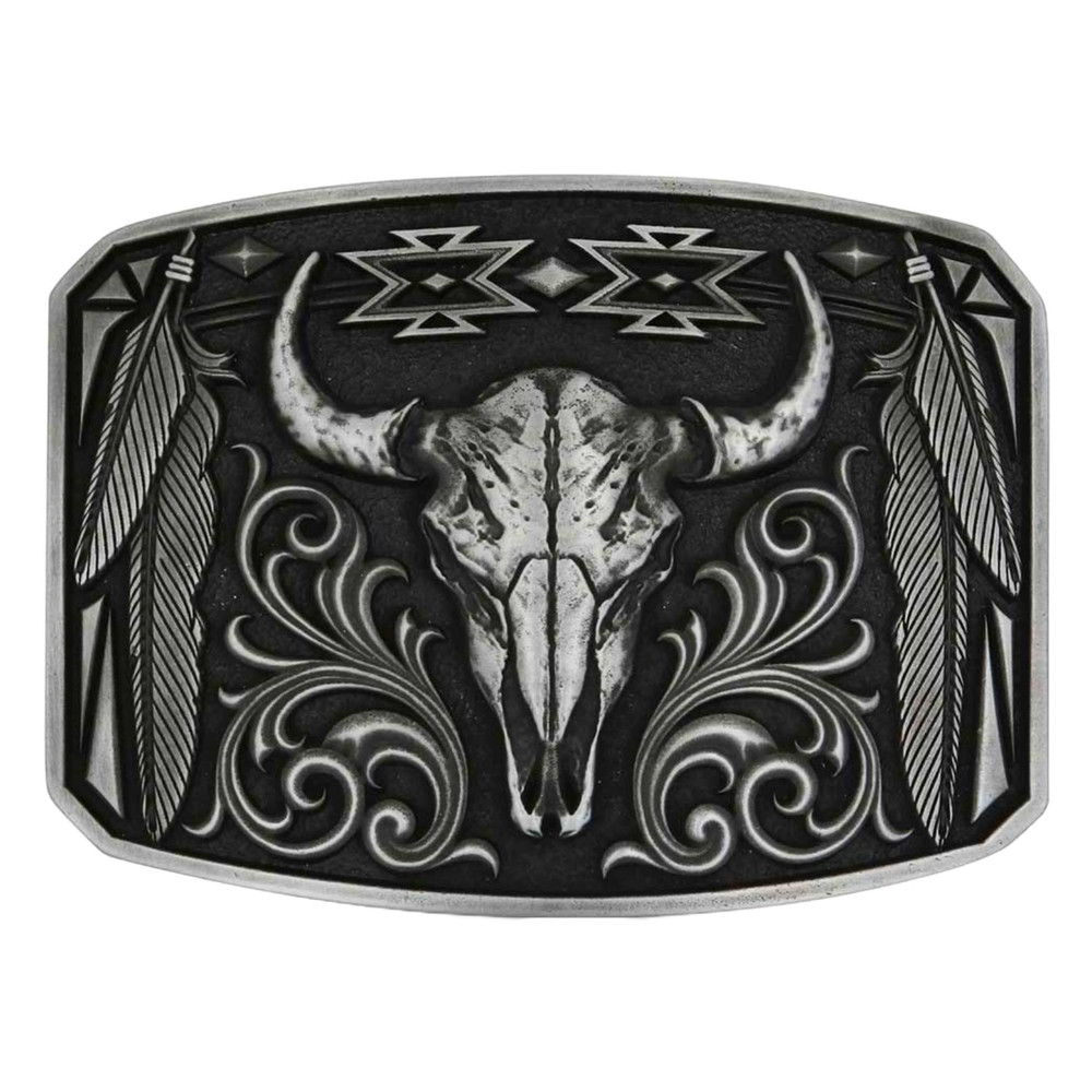 Montana Silversmiths Men&rsquo;s Legend & Pride Black Attitude Buckle A1037S