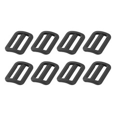 Bag Belt Glide Buckle (2.5cm/1&Prime;) 8Pcs, Plastic Adjustable Buckle Fasteners