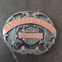 Harley-Davidson belt buckle only 1991 Harmony Design Siskeyyou N-68 Bald Eagle
