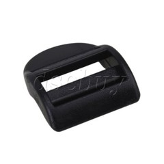 20pcs Plastic Slider Buckles Backpack Straps Webbing 20mm Black