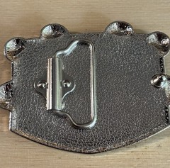 American Flag Western Belt Buckle USA Patriotic Cowboy Silver Gift Box