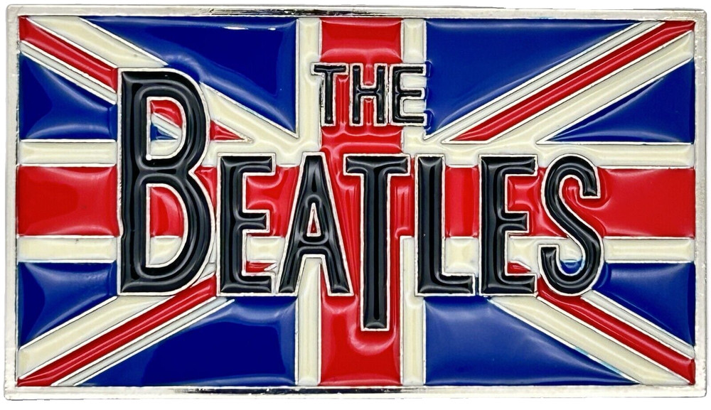 The Beatles Rock Music Band Enameled Belt Buckle New