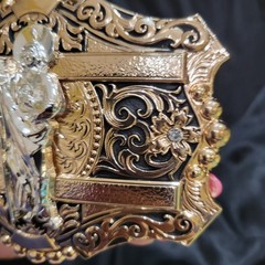 Saint jude San Judas Western belt Buckle Rose Gold Silver Heavy Zinc Alloy