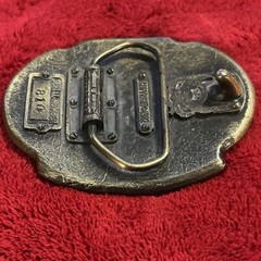 1982 Islands Of Hawaii Metal Brass Belt Buckle 50th State The Aloha State VTG