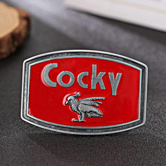 Cocky Belt Buckle for Men Western Cowboy Funny Cocky Rooster Belt Buckles for Wo