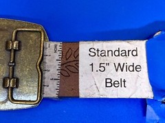 1996 Handyman Club of America *Life Member* Vintage 1996 Brass Tone Belt Buckle