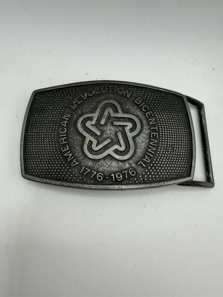 Vintage 1976 American Revolution Bicentennial 1776-1976 Belt Buckle