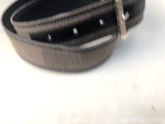Men’s Vtg Versace Signature Medusa Print Leather Belt B3729 Made In Italy 34/85