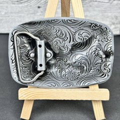 America Second Amendment Belt Buckle 2A, 2nd, Freedom, Guns Antique Silver Tone