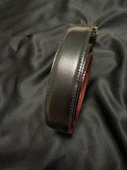 GUCCI Pre-Owned Old Gold Buckle Leather Belt