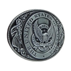 Men&rsquo;s United States of America Seal Belt Buckle USA American Pride Fit 1.5&Prime; Belt