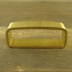 Solid Brass Single Tongue Pin Hippie Belt Buckles for 38mm width belt XH109