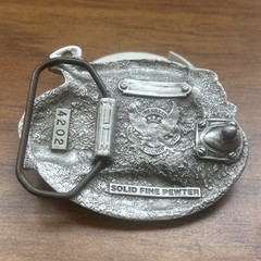 ✨NOS The Fire Fighter American Hero Enamel Belt Buckle 1994 USA Made GAP 4202✨