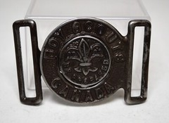 Complete Vintage Canada Boy Scouts Metal Belt Buckle (2pc) (147155)