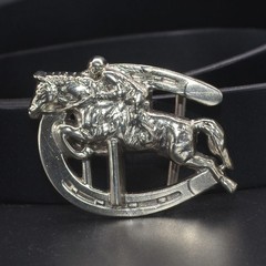 Lost-Wax Casting White Copper Knight Men&rsquo;s Belt Buckle (Belt Not Included)