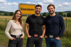 CRIOS Branding Belt Unisex Aluminium Buckle Choose Your Village / Town Aluminium