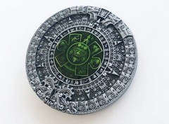 New Aztec Mayan calendar medallion round mens women&rsquo;s belt buckle 3&Prime; approx