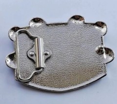 USA U.S. American Flag Patriotic Western Style Large Metal Belt Buckle