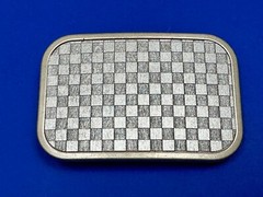 Tic Tac Toe Grey Wallpaper Pattern Buckle Down Brand Belt Buckle In Packaging