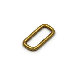 Brass Rectangular Ring Split Loop 32mm Leather Bag Strap Fastener Buckle lot