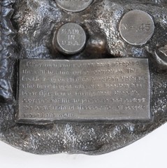 VTG 1986 Bergamot « I&rsquo;m Proud to be an American Veteran » Pewter Belt Buckle – USA