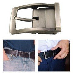 Alloy Belt Buckle Single Prong Wide Belt Accessories Rectangle Pin Belt Buckle