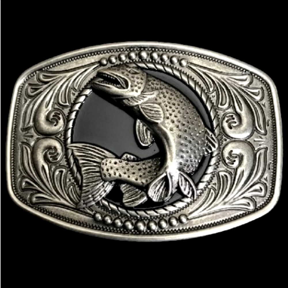 Fish Fishing Sport Trout Fishermen Fisherman Unisex Belt Buckles