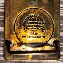 CIANBRO WESTBROOK 1987-88 BELT BUCKLE Anacortes Brass, USA RARE MADE IN USA