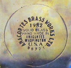 Rocky Mountain Master Mechanics Assn 1974 Belt Buckle Anacortes Brass Vtg 80s