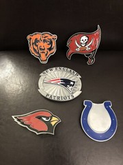 NFL Metal Belt Buckle – Officially Licensed NFL Choose 5 Different Teams NEW