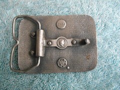 VINTAGE BICENTENNIAL 1776-1976 SPIRIT OF AMERICA METAL BELT BUCKLE