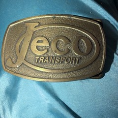 Jeco Transport Bronze Antique Finish Interchangeable Metal Belt Buckle for Men